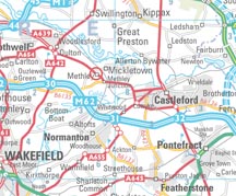 Map of Methley